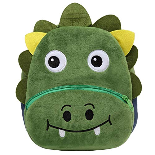 Soft Green Cuddly Dinosaur Rucksack - Kasgo