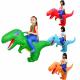 kids inflatable dinosaur t-rex costume toddler halloween blow up fancy dress up, red, 2-6 years Thumbnail Image 2