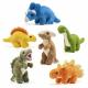 prextex t-rex dinosaur plush stuffed animal with tummy carrier filled with 5 cute little baby dinosaur hatchlings inside its zippered tummy, 15-inch dinosaur teddy, great gift for kids, boys and girls Thumbnail Image 4