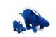 Best Years Knitted Blue Stegosaurus Dinosaur Baby Rattle, Suitable from Birth Thumbnail Image 2