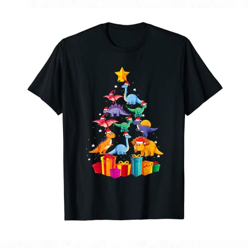 Tree Rex Funny Dinosaur Christmas Kids Adults Gift T-Shirt