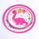 pink dinosaur party tableware set for girls serves 16 Thumbnail Image 3