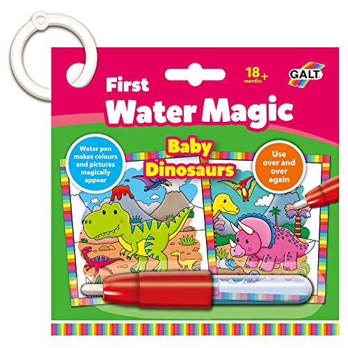 Baby Dinosaurs First Water Magic Reusable Mes-Free Colouring Book