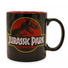 Silver Buffalo Jurassic Park Logo Jumbo Ceramic Coffee Mug, 20 Ounces Main Thumbnail