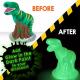 paint your own glow in the dark t-rex money box Thumbnail Image 2