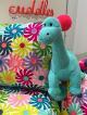 Knitted Blue Diplodocus Soft Toy - Best Years Thumbnail Image 4