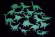 24 x Glow in the Dark Dinosaurs and Stars 3D Stickers Thumbnail Image 1