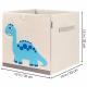 foldable fabric toy box with dinosaur motif Thumbnail Image 1