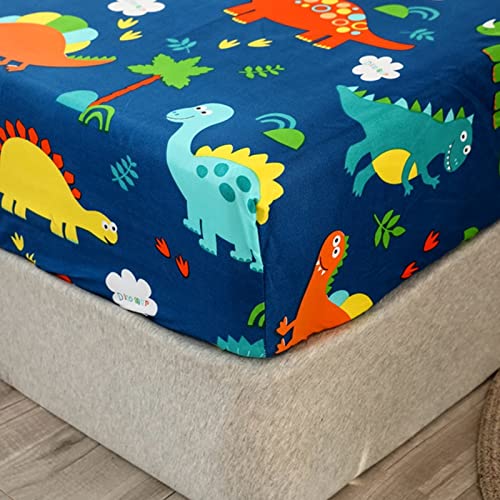 fitted cute dinosaur bed sheet - available in all sizes