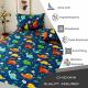 fitted cute dinosaur bed sheet - available in all sizes Thumbnail Image 3