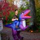 Inflatable T-rex Rider Costume - Olyee Thumbnail Image 4
