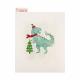 general christmas card from hallmark - quirky croppers cupcycled t-rex design Thumbnail Image 1
