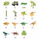 dinosaur race track & car set with 8 dinosaurs Thumbnail Image 5