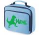blue personalised dinosaur lunch bag Thumbnail Image 1