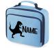 blue personalised dinosaur lunch bag Thumbnail Image 2