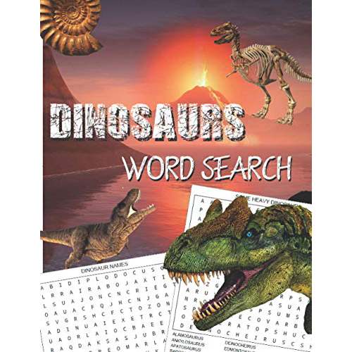 Dinosaurs Word Search Book