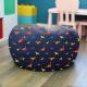 rucomfy beanbags kids dinosaur medium size bean bag. safe comfortable bedroom toddler chair. boys or girls play room seating furniture. machine washable & durable. (small d50cm x h65cm) Thumbnail Image 2