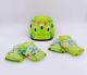 hgl unisex-children dinosaur helmet and pad set, green/blue/pink Thumbnail Image 1