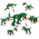 joyin oyin stem dinosaurs toy for kids, 673 pcs 6-in-1 dinosaur toys building block set, t-rex building bricks dinosaur toy set Thumbnail Image 3