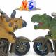2 x push powered dinosaur motorcycles, t-rex & triceratops Thumbnail Image 5