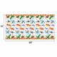 watercolour dinosaur party tablecloth 137cm x 274cm Thumbnail Image 5