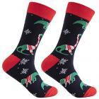 Mens Dinosaurs in Christmas Jumpers Novelty Socks Main Thumbnail