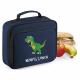 personalised insulated dinosaur school lunch bag Thumbnail Image 1