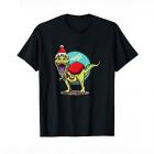 Dinosanta - Dinosaur Santa Clause Christmas T-Shirt Main Thumbnail
