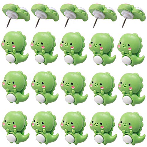 20 Cute Dinosaur Push Pins