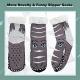 Mens Fleece Lined Slipper Socks with Dinosaur Face Thumbnail Image 4