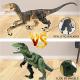 walking velociraptor robotic dinosaur with led lights and roaring sounds Thumbnail Image 4