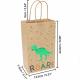 24 x paper dinosaur birthday party bags with handles Thumbnail Image 1