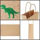24 x paper dinosaur birthday party bags with handles Thumbnail Image 3