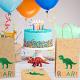 24 x paper dinosaur birthday party bags with handles Thumbnail Image 5