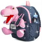 Small Pink T-Rex Plush Backpack - Naturally KIDS Main Thumbnail
