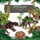 dino park play set including dinosaur figures, pull back cars & more Thumbnail Image 3