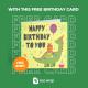 Dinosaur Birthday Wrapping Paper - 4 sheets - 84cm x 60cm with Free Birthday Card Thumbnail Image 4