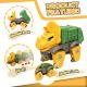 take apart dinosaur construction vehicles  with storage box and electric drill - vanplay Thumbnail Image 4