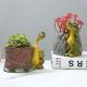 high quality resin tyrannosaurus plant pot perfect for the garden Thumbnail Image 2