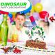 dinosaur cake toppers 29 pcs dinosaur cake decorations with 12 mini dinosaur figures dinosaur candles confeti balloon decoration balloons palm trees dino large sign happy birthday ballon arch kits Thumbnail Image 3