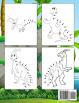 dinosaur dot to dot & coloring in for kids Thumbnail Image 1
