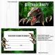 20 x dinosaur birthday party invites with envelopes - olivia samuel Thumbnail Image 1