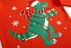 long sleeve christmas dinosaur pyjamas Thumbnail Image 3