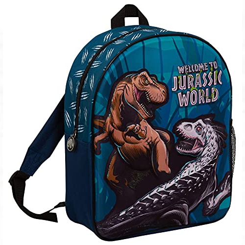 Official Jurassic World School Bag T-Rex Vs Velocirator
