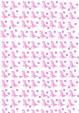 ng/nj feeding tube tape/stickers - pink dinosaur pack of 2 sheets Thumbnail Image 1