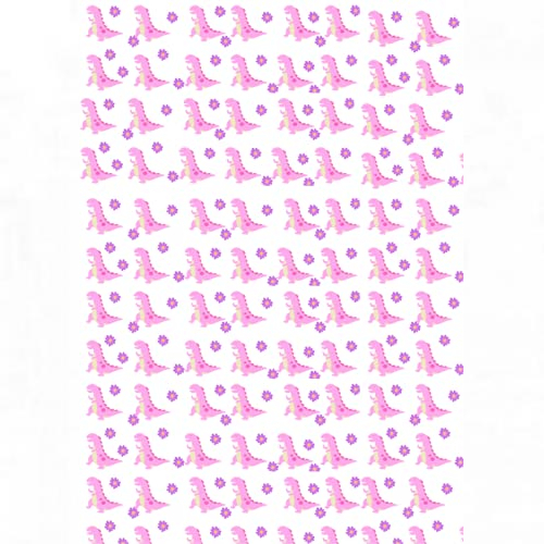 ng/nj feeding tube tape/stickers - pink dinosaur pack of 2 sheets