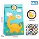 12 piece dino paper party bags with 18 dinosaur stickers Thumbnail Image 2
