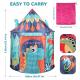 dinosaur play tent, cestmall children play tent house with three-dimensional dinosaur decoration & throwing ring, castle house foldable pop up palace tent with carry bag for boys girls indoor outdoor Thumbnail Image 5