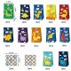 24 x paper party bags with dinosaur pattern and colour stickers Thumbnail Image 2