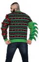 3D T-rex Christmas Jumper With Spines Thumbnail Image 1